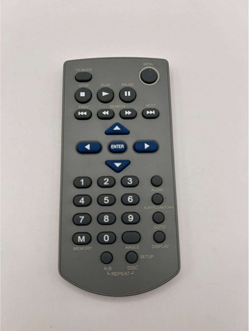 DVD CD Player Remote Control Gray Handheld Infrared Replacement Pointer Wireless